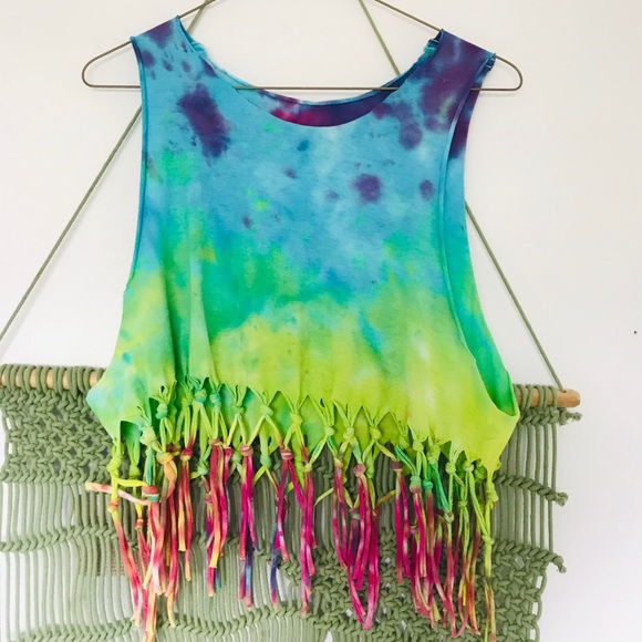 Handmade tie dye crop top! - Picture 2 of 2